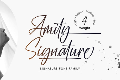 Amity Signature Font Family branding calligraphy design fonts handlettering illustration logo typeface typography ui