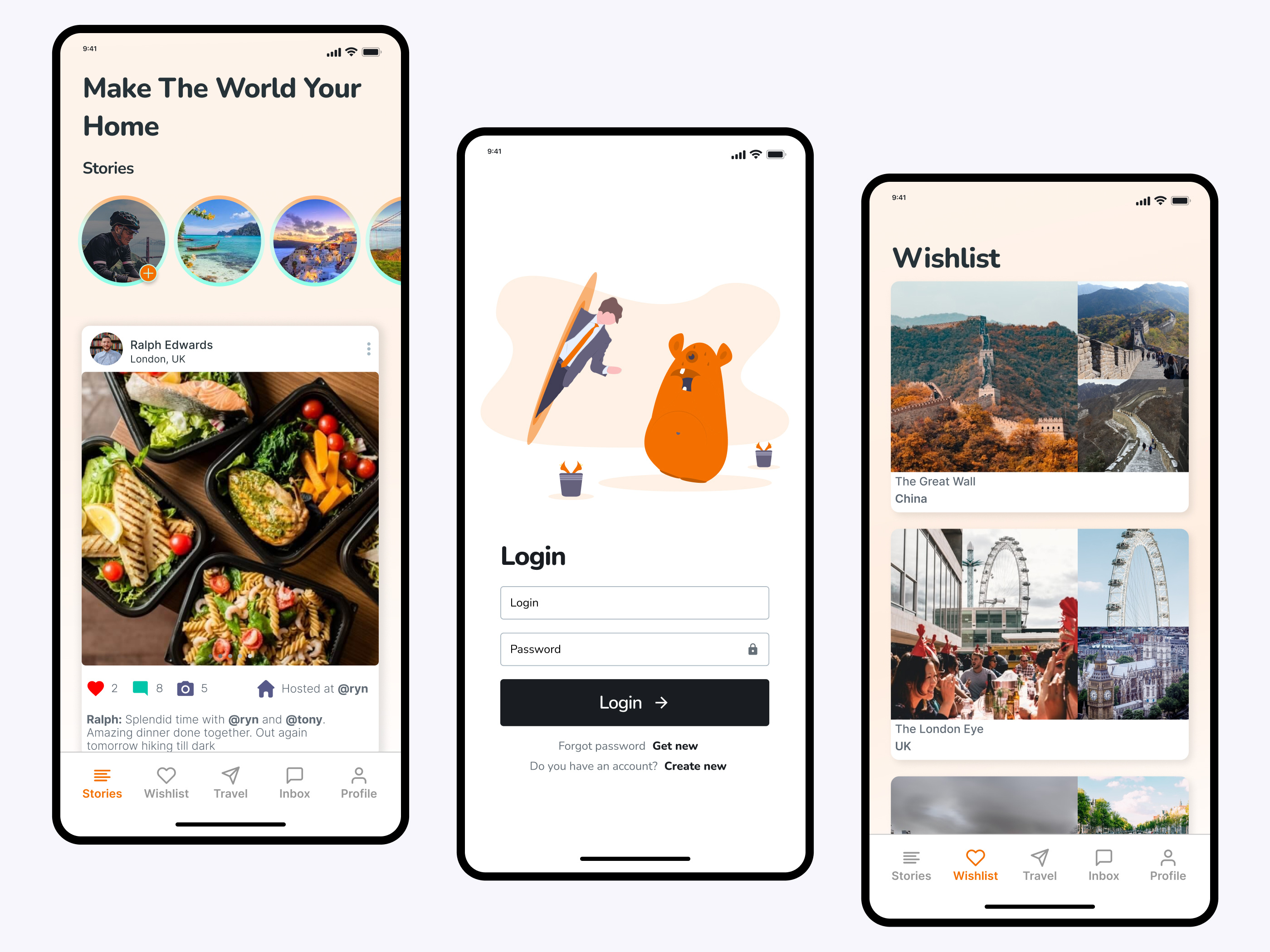 Couchsurfing AirBnB Concept by Ryan on Dribbble