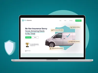 Van Assure | UI Designs finance insurance minimal ui van assure