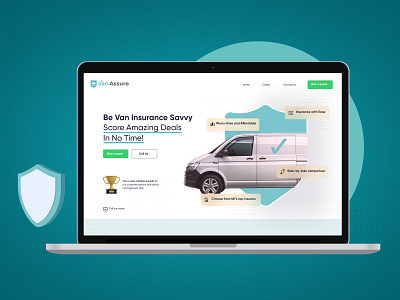 Van Assure | UI Designs finance insurance minimal ui van assure
