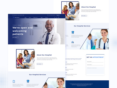 Medical website design branding design graphic design landing page design medical website ui ux web design web ui