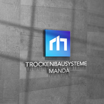 Trockenbausystem Manda / Rebranding branding design graphic design illustration logo minimal minimalis minimalist ui vector