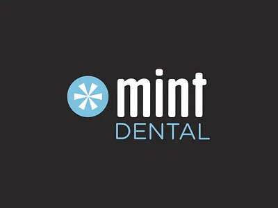 Mint Dental Logo Animation aftereffects animation design graphic design logo motiongraphics