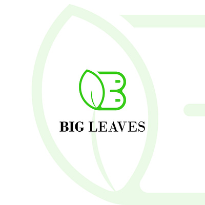 LEAVES LOGO DESIGN WITH LETTER B branding branding design design graphic design illustration letter logo logo modern logo text logo ui
