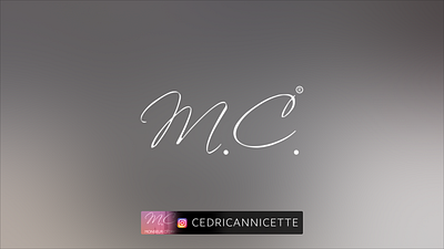 ➰ Monsieur Cédric - Signature & Banner Redesign animation banner motion design shapes signature social media video editing youtube