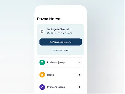 Nutricionist | Nutritionists practice digitalization app button clean design digitalproducts food foodapp meal scedual typography ui ux