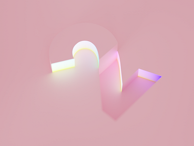 NativeTwo Brand - 3D 2 3d blender brand branding clever design emboss environment glow glowing lighting logo modern native pink shaders texture two