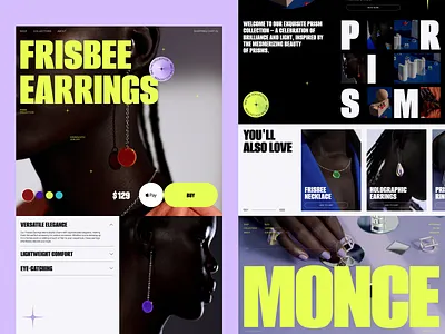 Accessories Ecommerce Website Product Page accessories branding design e commerce ecommerce fashion graphic design interaction design interface jewelry product page ui ui design user experience ux web design web layout web marketing web page website