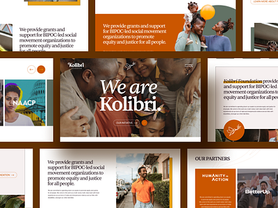 Kolibri Foundation branding design graphic design ui ux