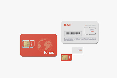 Sim Card Design for Fonus sim card simcard simcard design