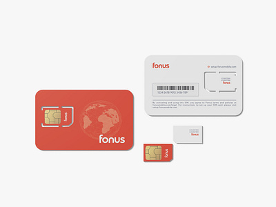 Sim Card Design for Fonus sim card simcard simcard design