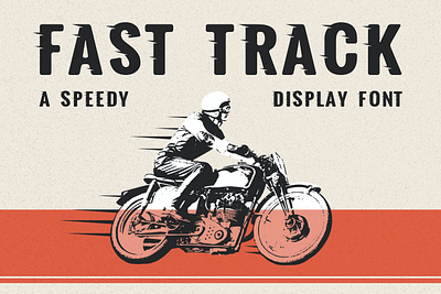 Fast Track - A Speedy Display Font 🥰 design illustration