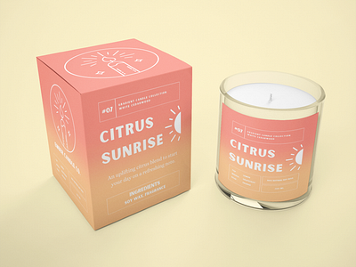Ember Candle Co. Packaging brand identity branding design logo package design packaging packaging design