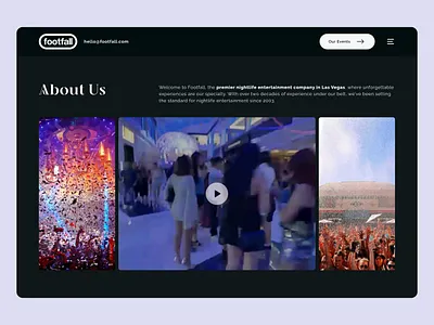 NightLife website | Las Vegas club design figma illustration landing las vegas nighlife ui ux