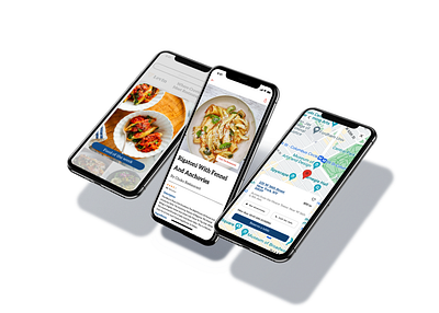 Authentic food restaurant mobile app. design ui ux