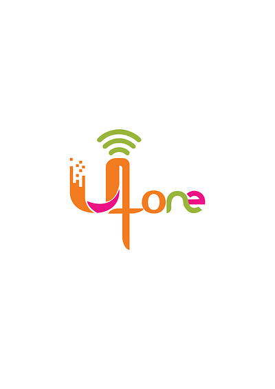 "Ufone" Logo design ad adobeillustrator branding design designstudio freelancer graphic design logo logodesign