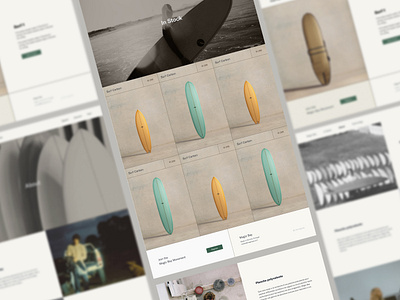 Surfing eCommerce Website design ecommerce figma illustration landing surfing ui ux