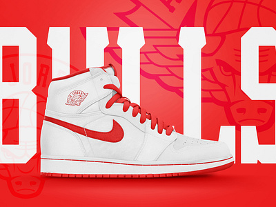 Air Jordan / Bulls Edition athletics branding identity illustration jordan lettering logo sports typography