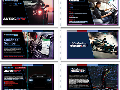 Media Kit para Revista Autos RPM editorial magazine media kit