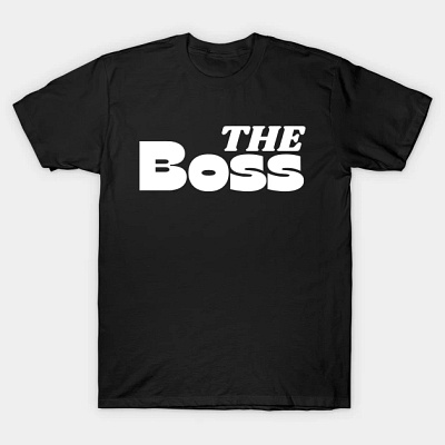 the boss tshirt graphic design illustration tshirt