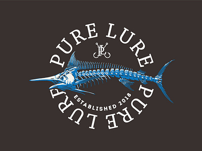 Marlin Bonez fishing graphic design illustration marlin offshore skeleton tee tee shirt