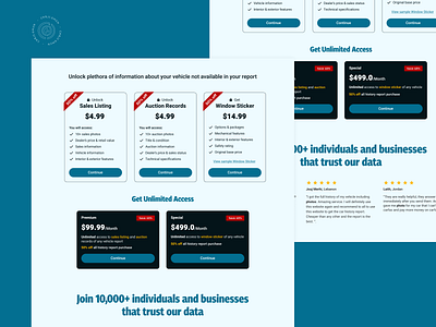 Product upsell page design ui ux website