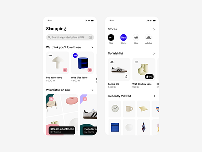 Shopping App app brand ecommerce fintech product product design shopping start up ui ux