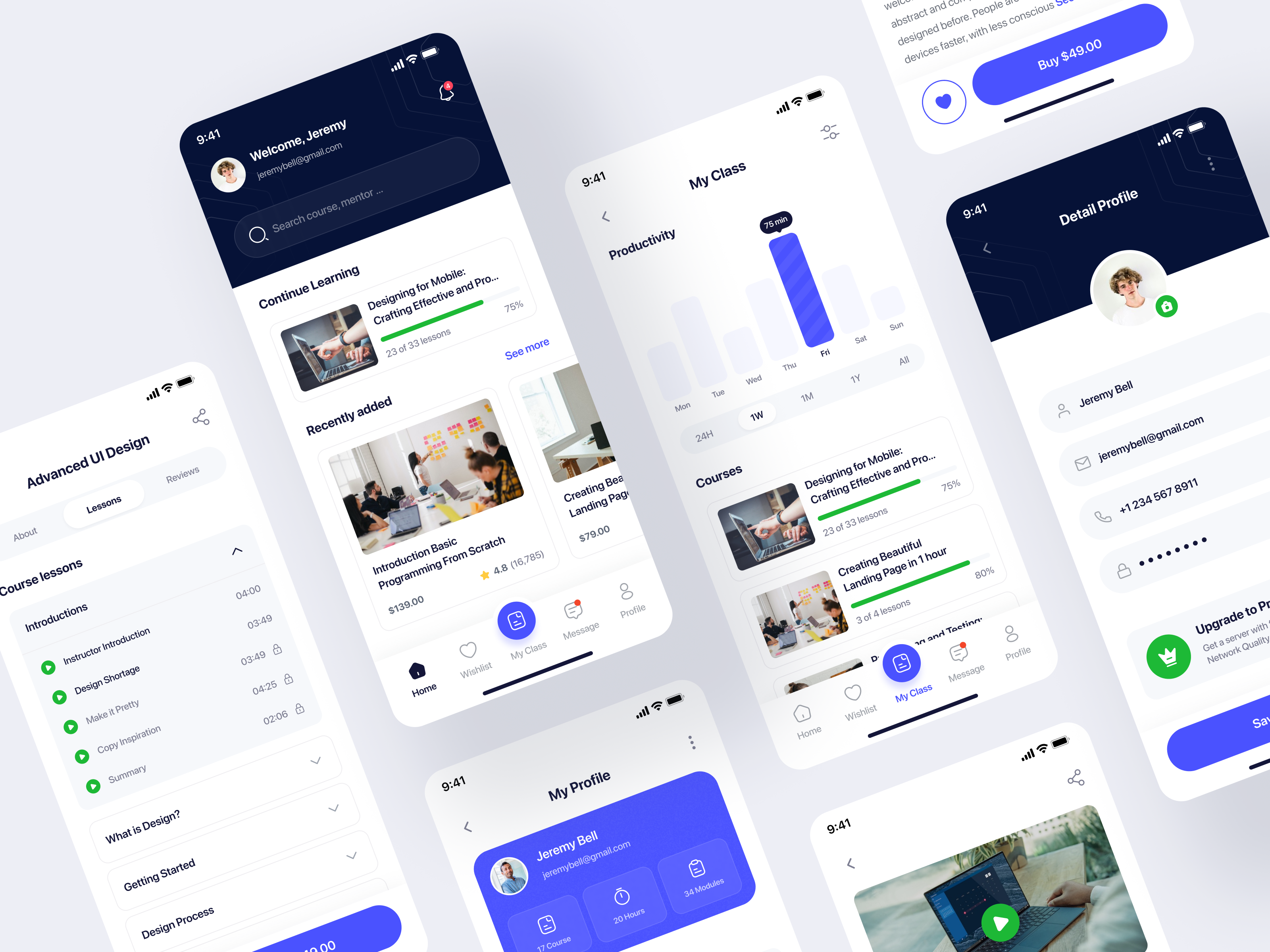 Eduline - Online Learning Mobile App app design app ui education app education app ui educational app design mobile app mobile app ui mobile design online learning online learning app online learning app design online learning app ui online learning ui online learning ui design ui ui design