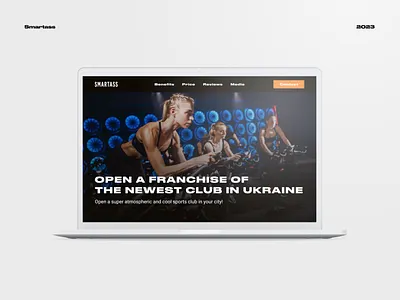 Smartass Franchise Landing branding design ui uiux ux web design