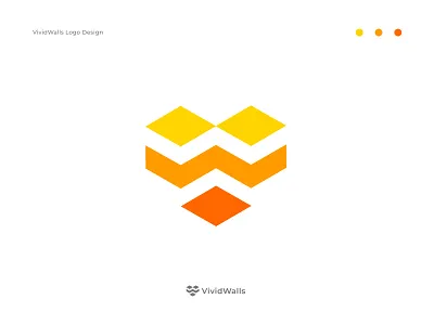 Vividwalls Logo Design branding buld creative design icon identity letter letter mark logo logo creation logo design logos mark modern modern logo typography v v logo vector w logo