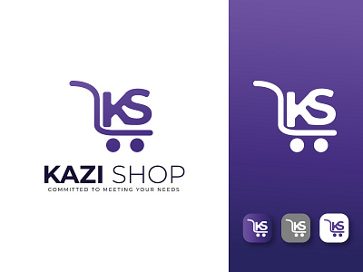 Online Shop Logo agency branding design graphic design logo logo design mdyousuffb online shop logo shop logo shopping logo