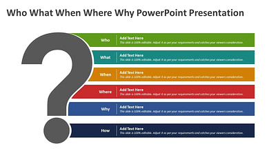 Who What When Where Why PowerPoint Presentation Template 5w1h creative powerpoint templates powerpoint design powerpoint presentation powerpoint presentation slides powerpoint templates presentation design presentation template