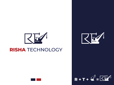 Logo Re-Design for RISHA TECHNOLOGY branding design graphic design logo logo creator logo design logo re design technology logo