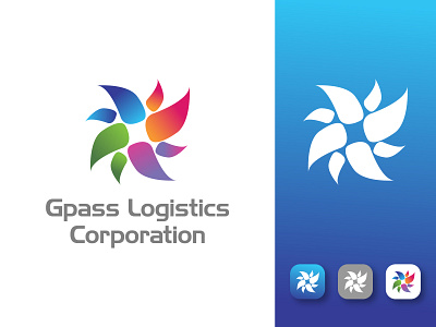Logo Design for Gpass Logistics Corporation branding design graphic design logistics logistics logo logo logo design