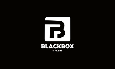 Black box maker logo branding design graphic design illustration logo min typography vector