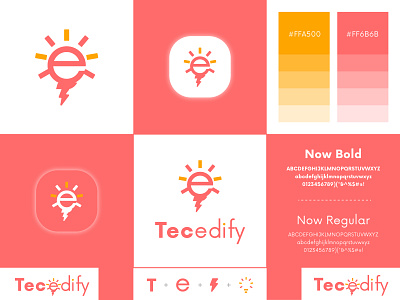 Tecedify - Logo Branding | Lightening Bolt | Lightening Bulb abstract brand identity branding bulb creative logo eco electricity identity lightning lightning bolt logo lightning bulb logo logo logo type logotype minimalist logo modern logo saas tecedify tech technology