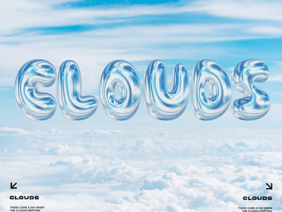 COVER ART TEMPLATE 006 | CLOUDS - DESIGNED BY @a.ziamo album cover branding design graphic design illustration logo photoshop typography ui vector