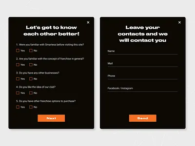 Contact Form branding design ui uiux ux web design
