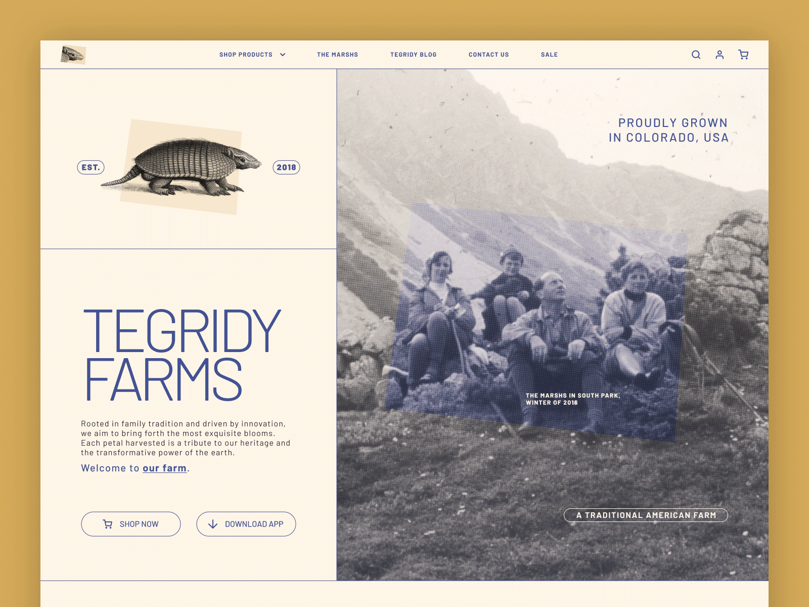 Tegridy Farms homepage daily ui desktop flowers graphic design landing page ui web website weed