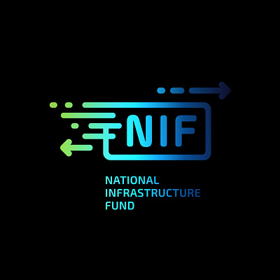 National Infrastructure Fund branding design graphic design logo typography ui vector