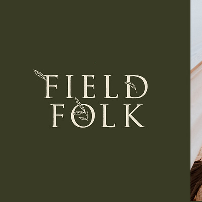 Field Folk Glamping branding design graphic design typography