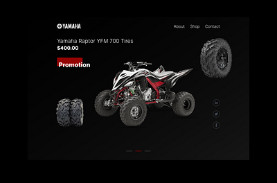 Promotion #016 atv design marketing modern promotion raptor tires vehicle yamaha