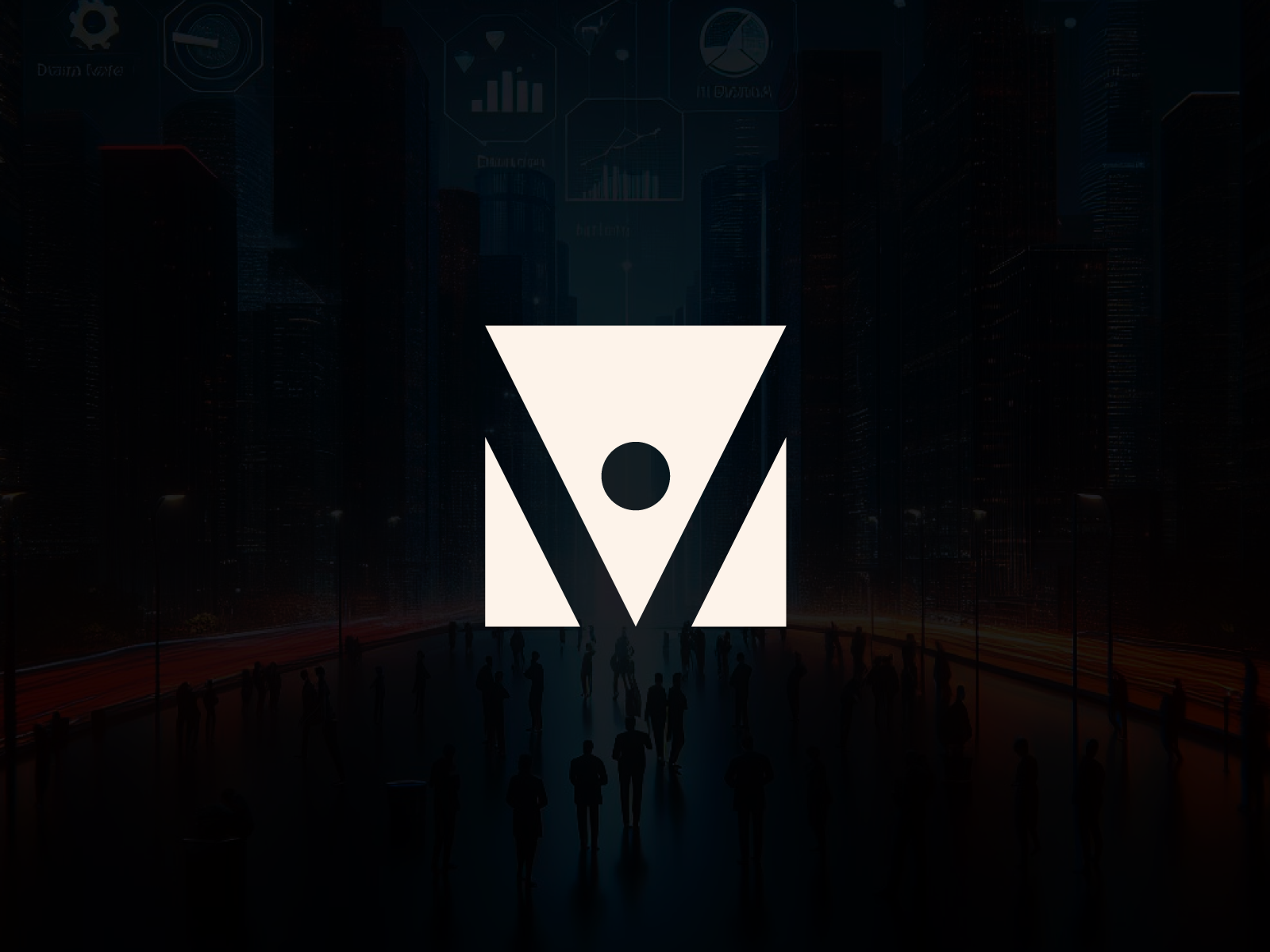 DataVista Insights brand branding design geometrical graphic design login logo logoform logotype minimal registration signup