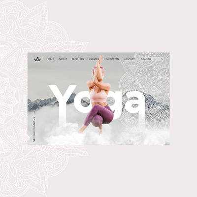 Yoga school design branding figma design animations graphic design ui website