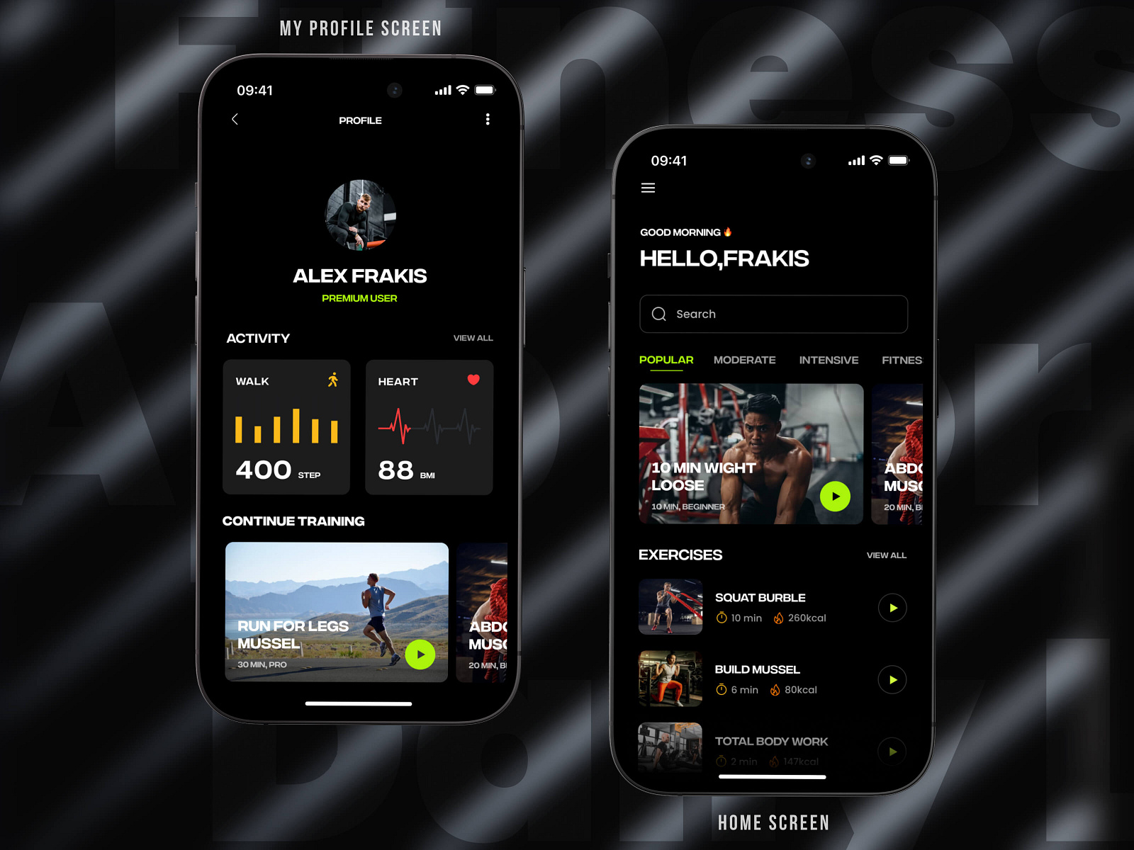 Mobile App Fitness Tracker App by Seative Digital on Dribbble