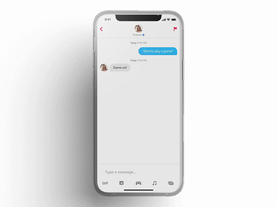 Chat Game Concept animation app concept design mobile product prototype ui