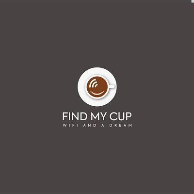 Find my cup logo design branding and identity business logo creative logo design design logo logo design vector