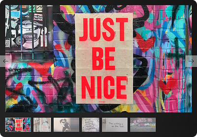 100 Day UI Challenge - Day 72 (Image Slider) design graffiti image imageslider mobile ui ui072 uichallenge