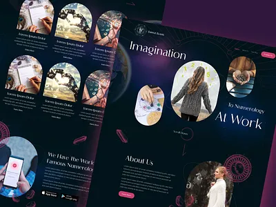 DIGITAL READINGS - WEBSITE DESIGN easy navigation graphic design interactive layout mobile responsive mockup ui ux web design web development website website design website development