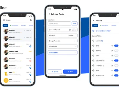 new messanger(case study) design ui ux